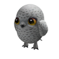 Snowy Owl Shoulder Pal