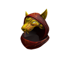 Cyber Fang Wolf Hood