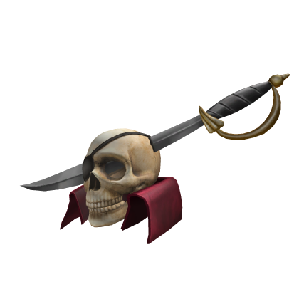 Impaled Pirate Skull Mask