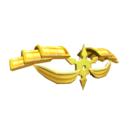 Gold Oji Ninja Pauldrons