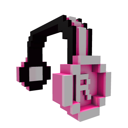 Hot Pink 8-Bit Headphones