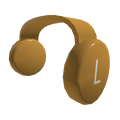 Gold Clockwork Headphones