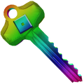 Rainbow House Key